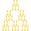30Pcs Multifunctional Yellow Plastic Clips for Artists and Easels 10