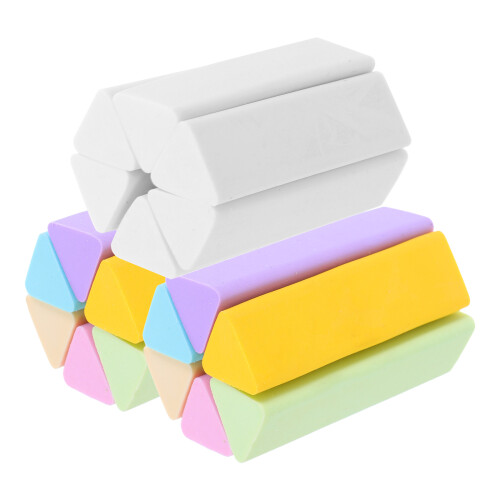 90 Pcs Triangular Erasers For Hb Pencils Tpe Drawing School Supplies 2