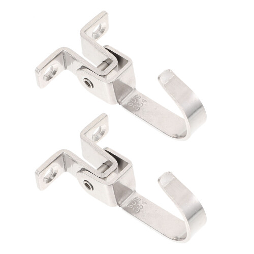 6Pcs Durable Silver Ceiling Hooks Sturdy Fan and Hammock Fixing Hooks
