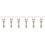 6Pcs Durable Silver Ceiling Hooks Sturdy Fan and Hammock Fixing Hooks 5