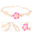 Beach Style Pendant Anklet Hawaiian Flower Shell Adjustable 2 Pcs 7