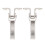 6Pcs Durable Silver Ceiling Hooks Sturdy Fan and Hammock Fixing Hooks 2