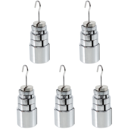 5Sets Balancing Iron Labs Slotted Silver Slotted Weight Set 1