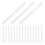 150Pcs White Plastic Vertical Blind Replacement Slats for Curtains 2