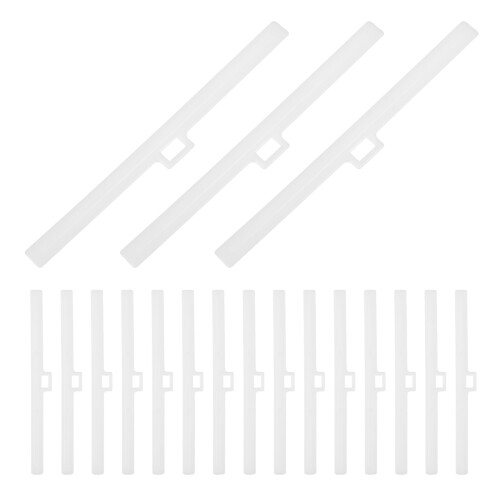 150Pcs White Plastic Vertical Blind Replacement Slats for Curtains 1