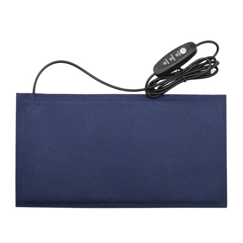 2Pcs Pet USB Electric Blanket Waterproof Heating Pad L Blue