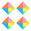 4 Sets Craft Jigsaw Puzzles Colored Learning Toys Tangram Chips Props 5
