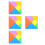 4 Sets Craft Jigsaw Puzzles Colored Learning Toys Tangram Chips Props 8