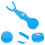 2Pcs Practical Dental Floss Holder Blue Lightweight for Travel 8