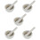 5Sets White Ceramic Pestle and Mortar Set for Tablet Crushing 8