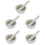 5Sets White Ceramic Pestle and Mortar Set for Tablet Crushing 6