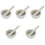 5Sets White Ceramic Pestle and Mortar Set for Tablet Crushing 3