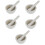 5Sets White Ceramic Pestle and Mortar Set for Tablet Crushing 7
