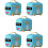 5Pcs Portable Milk Bottle Box Travel Formula Storage Container 10