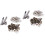 200Sets Assorted Color Eyelet Button Set Durable Clothing Fasteners 4
