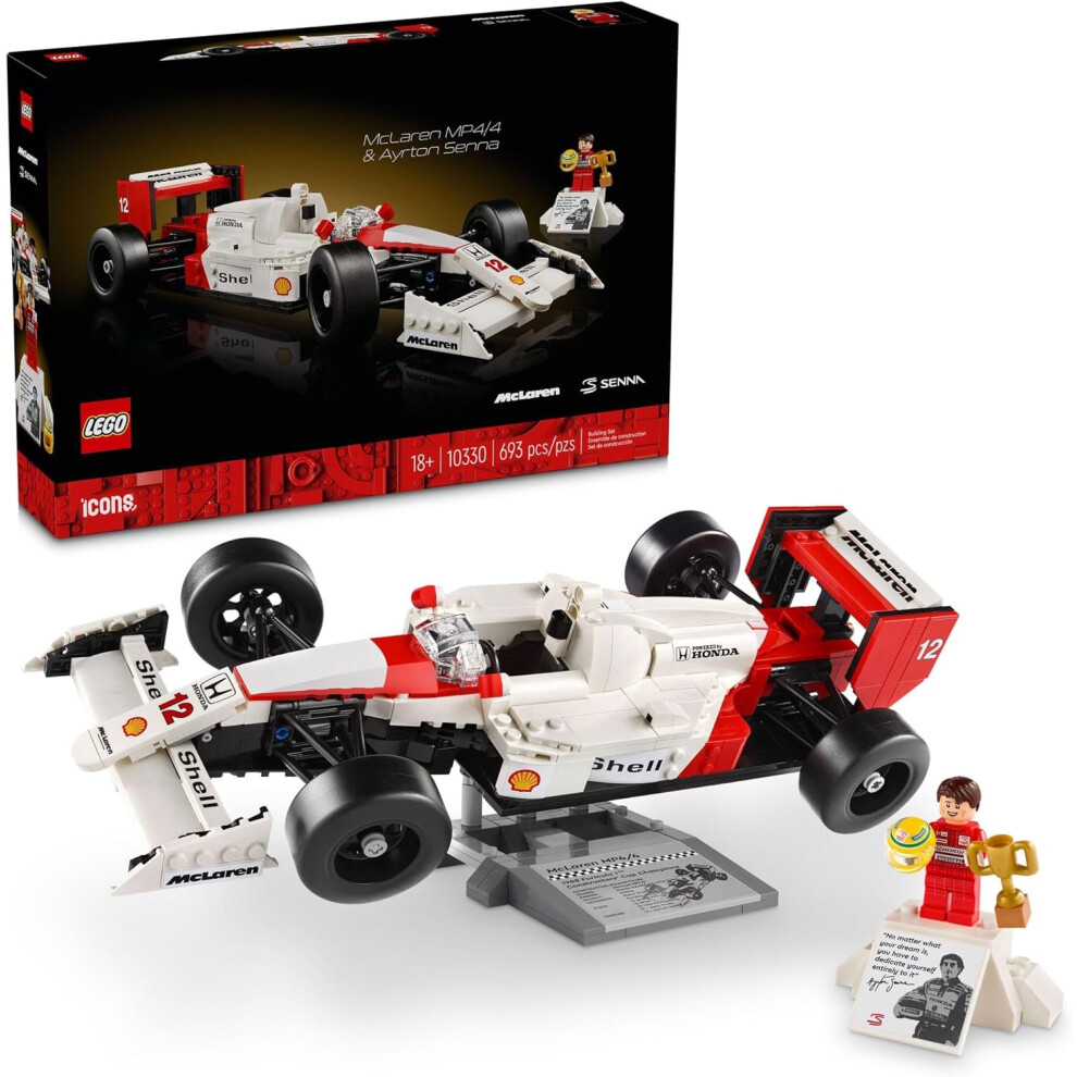Lego Icons Mclaren Mp4/4 & Ayrton Senna