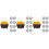 3 Sets 4pcs With Lights Induction 4