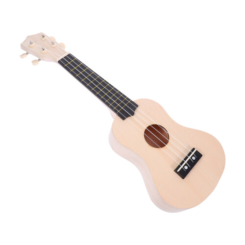 3 Sets Wood Ukulele Making Kit Diy String Instrument Model Toy