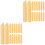 60Pcs Durable Yellow Paint Marker Nibs Replacement Tips for Paint Pens 3