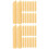 60Pcs Durable Yellow Paint Marker Nibs Replacement Tips for Paint Pens 5
