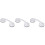3Pcs White Shower Grab Bars Suction Cup Punch Free Support Handles 4