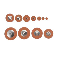 100Pcs Saxophone Pads Light Brown Cushions for Alto Sax Repair