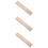 3Pcs Brass Rectangular Student Rulers Measurement Tools for School Use 8