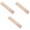 3Pcs Brass Rectangular Student Rulers Measurement Tools for School Use 3