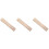 3Pcs Brass Rectangular Student Rulers Measurement Tools for School Use 4