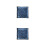 2Pcs Embossed Ceramic Sushi Plate 10 Inch Square Serving Tray 7