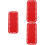 3Pcs Red PU Bag Bottom Base Durable Crochet Bottom Shaper Pad 6