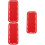 3Pcs Red PU Bag Bottom Base Durable Crochet Bottom Shaper Pad 7