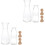 4Sets Creatieve Glazen Hangvaas Voor Hydroponisch Thuis 3