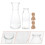 4Sets Creatieve Glazen Hangvaas Voor Hydroponisch Thuis 10