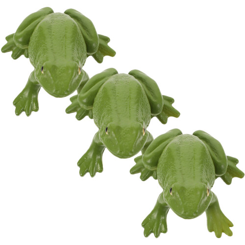 12 Pcs Frogs Models Simulation Figurine Toy Desktop Ornament 1