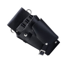 Hairdressing Tool Belt with Scissor Holder, Adjustable Barber Waist Bag for Organized Salon Use