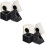 2Sets ABS En Kubusvormige Microfoon Logo Vlaggen Stations 3