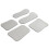 10Pcs Silver Double-Sided for and Oral Care 10