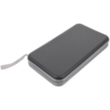 3St Premium Zwarte Cd Draagtassen Organizer Voor Thuis En