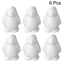30 Pcs Penguin Art Painting Diy Froth Kit For Kids (White)