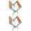 2Pcs Professional Beekeeping Frame Grip Holder Durable Stainless Steel 5