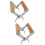 2Pcs Professional Beekeeping Frame Grip Holder Durable Stainless Steel 7