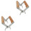 2Pcs Professional Beekeeping Frame Grip Holder Durable Stainless Steel 3