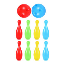 2Sets Kindvriendelijke Bowling Set Plastic Kleurrijk Motoriek Training