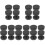 20Pcs Adjustable Black Bed Headboard Stoppers for Wall Noise Reduction 2