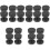 20Pcs Adjustable Black Bed Headboard Stoppers for Wall Noise Reduction 3