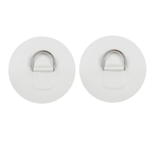 4St Lichtgewicht Witte D-Ring Patch Rvs Raamrand Boot Accessoires