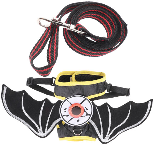 3Sets Kattenriem Set Met Bat Halloween Stijl Multi 1