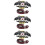 3Sets Kattenriem Set Met Bat Halloween Stijl Multi 8