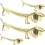 12St Gouden Metaal Chopstick Rest Figuren 3
